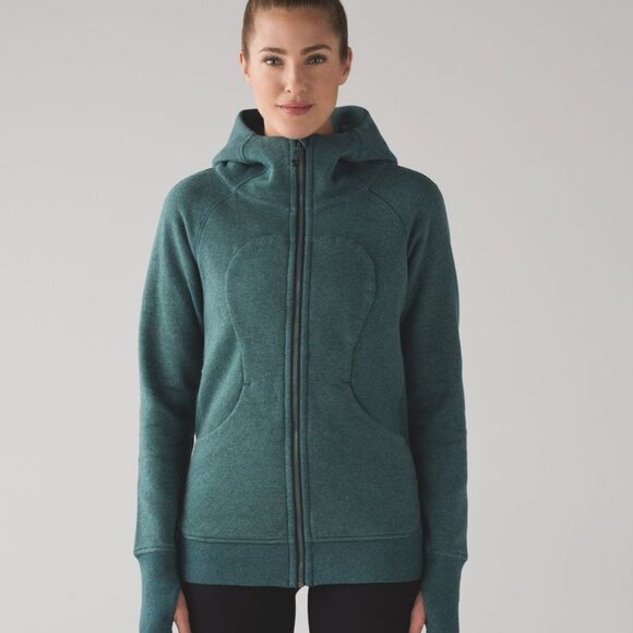 Lululemon Green Zip-Up Hoodie - Picture 1 of 2